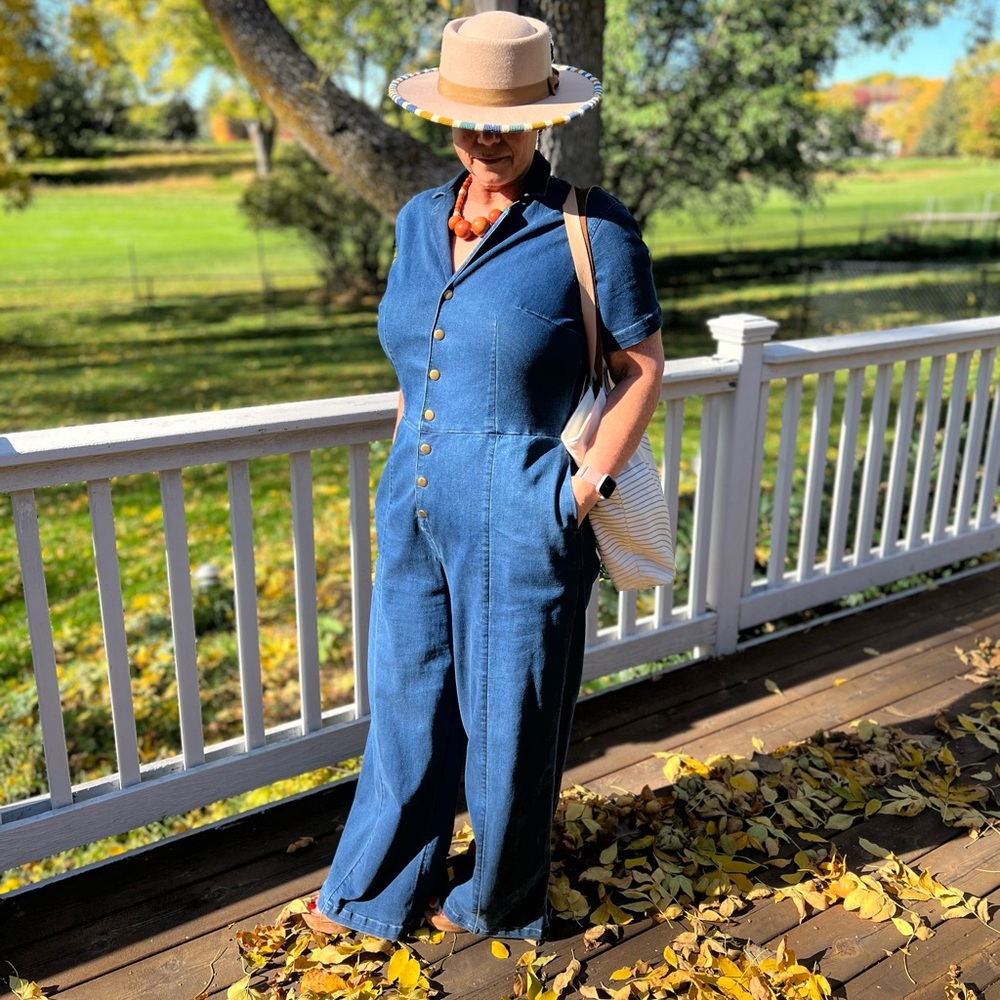 Mixed by Nasrin Denim Jumpsuit